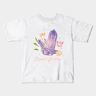 Crystal Goddess Kids T-Shirt